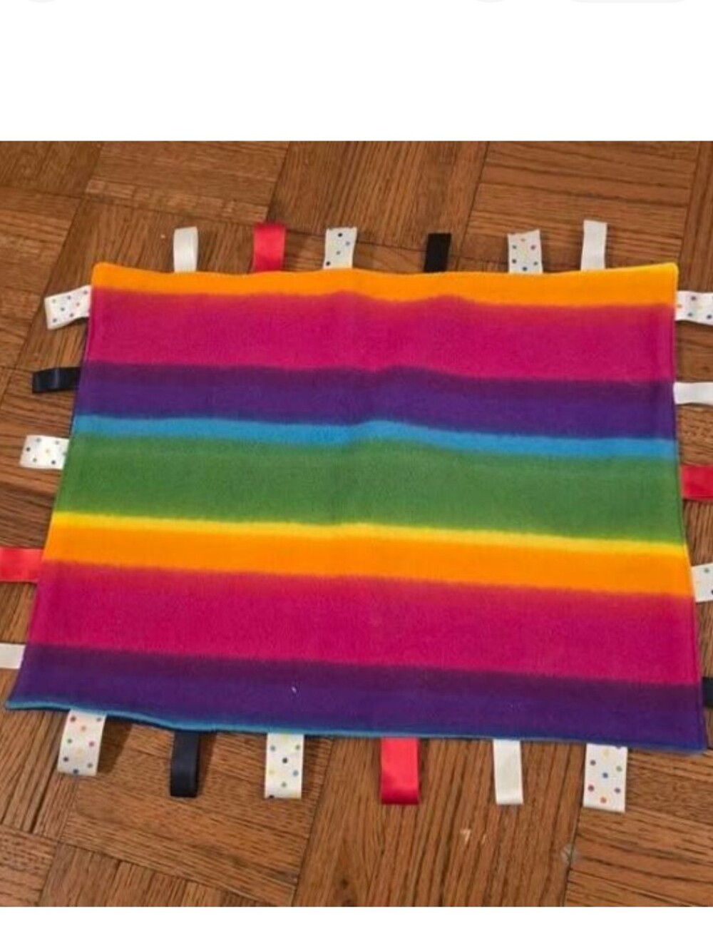Newborn soft tags blanket